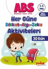 ABS Her Güne Dikkat Algı Zeka Aktiviteleri 30 Gün (3 4 Yaş)