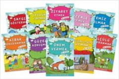 Masallarla Görgü Kuralları Set - (10 Kitap) MÜNİRE ŞAFAK