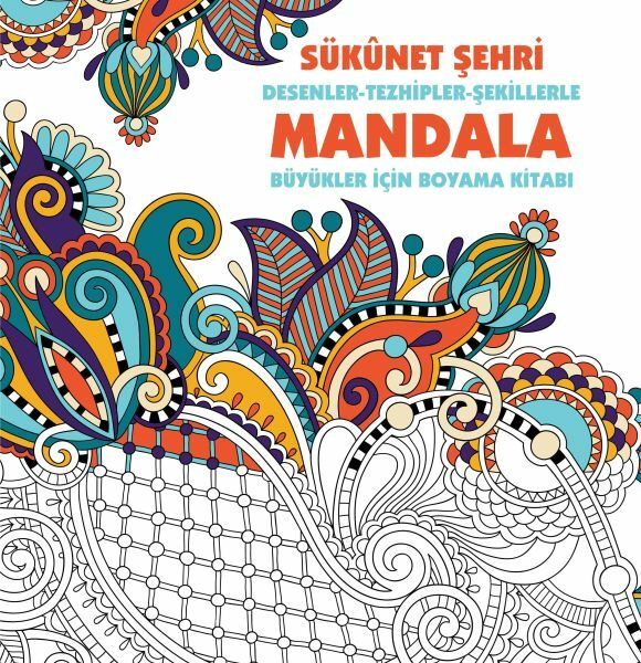 Sükunet Şehri Mandala Büyükler İçin Boyama KOLEKTIF