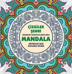 Çizgiler Şehri Mandala Büyükler İçin Boyama KOLEKTİF