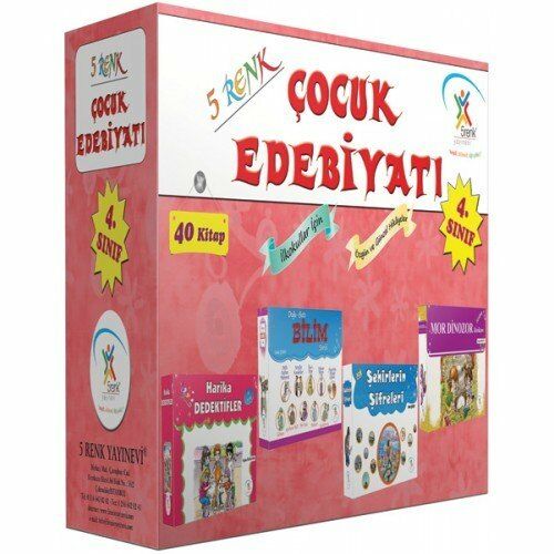 5 Renk 4. Sınıf Çocuk Edebiyatı (40 Kitap)