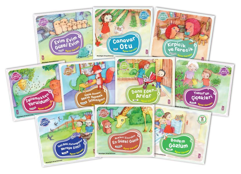 Öykü Çemberi Set - (10 Kitap) AYSEL GÜRMEN