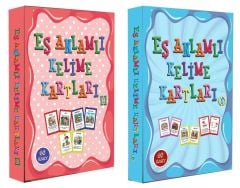 Eş Anlamlı Kelime Kartları 2 Kutu Set (120 Kart)