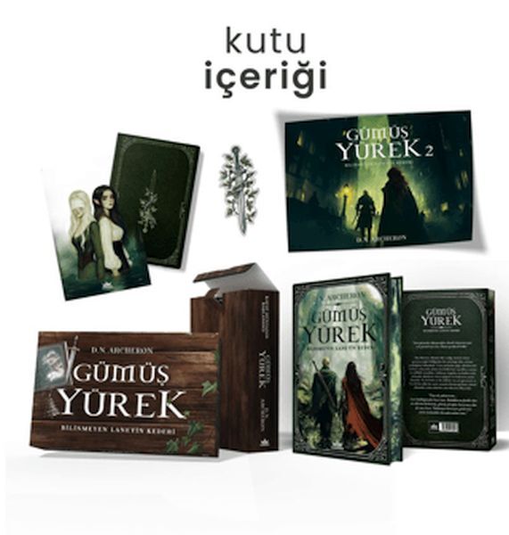 Gümüş Yürek 2 Bilinmeyen Lanetin Kederi Özel Kutulu Set Ciltli D. N. ARCHERON