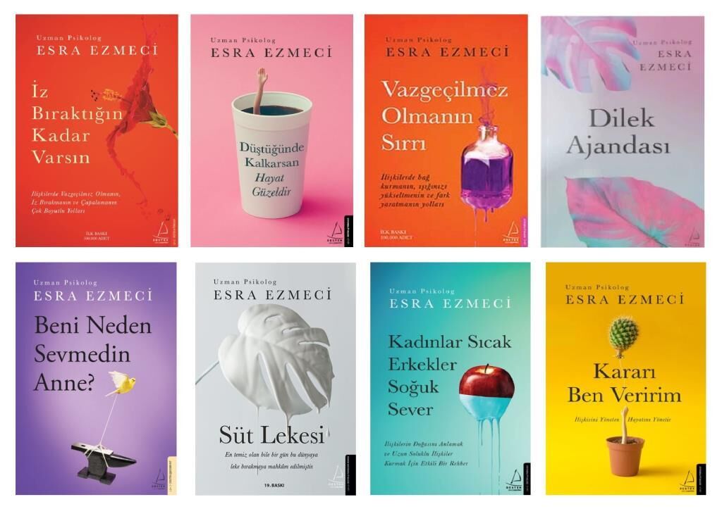 Esra Ezmeci Seti 7 Kitap + Dilek Ajandası