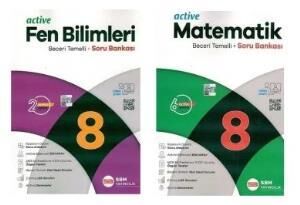 Sbm 8. Sınıf Active Matematik + Fen Bilimleri Soru Bankası (2 Kitap)