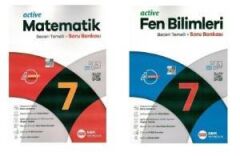 Sbm 7. Sınıf Active Matematik + Fen Bilimleri Soru Bankası (2 Kitap)