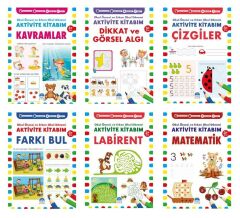 Martı Aktivite Kitaplarım Seti 6 Kitap 3+ Yaş
