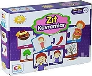 Eğitici Oyun Seti Zıt Kavramlar 40 Parça Puzzle