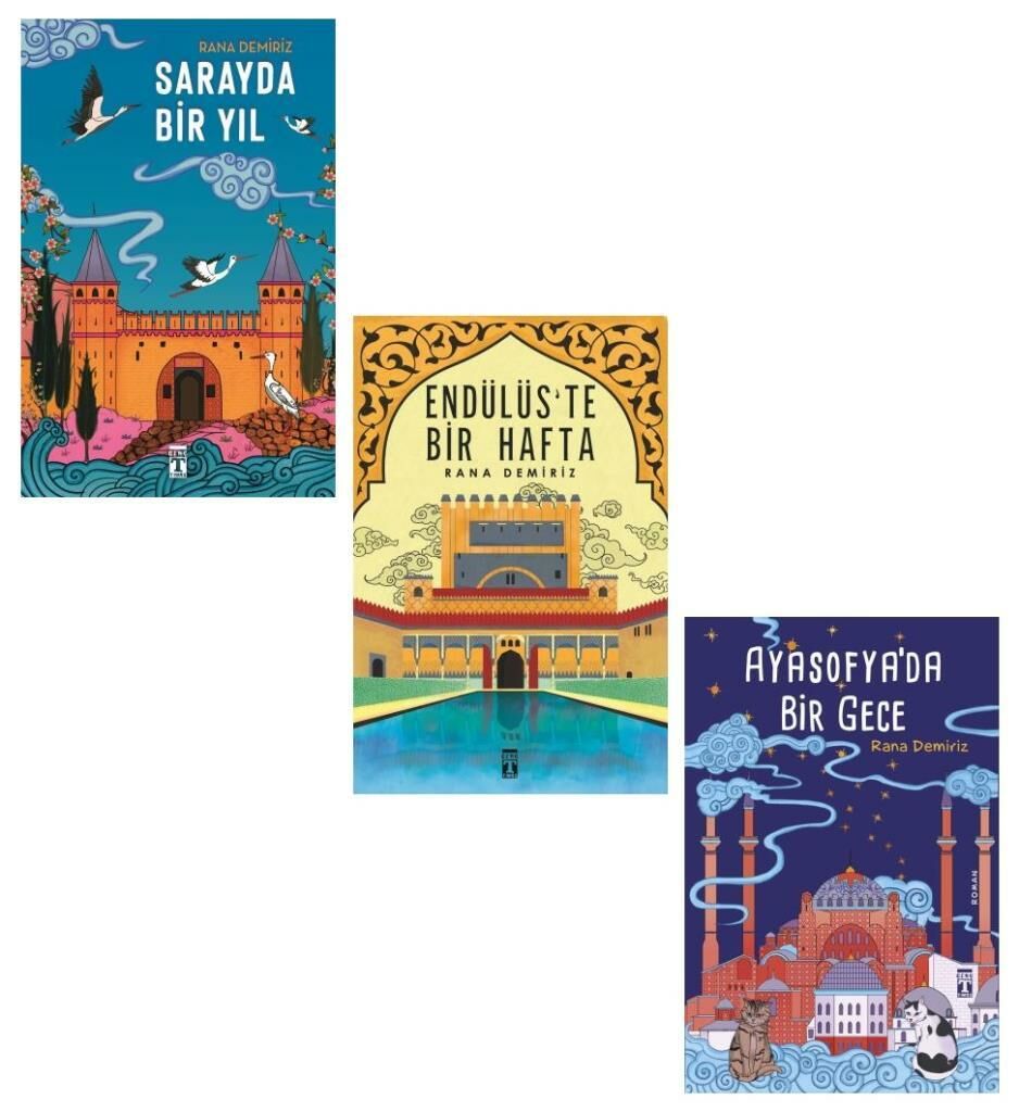 Rana Demiriz Sarayda Bir Yıl + Endülüste Bir Hafta + Ayasofyada Bir Gece (3 Kitap)