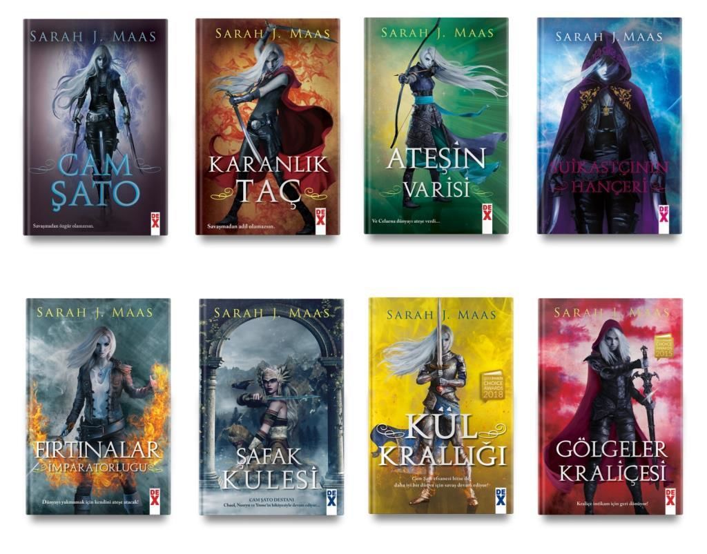 Sarah J. Maas Cam Şato Seti (8 Kitap)