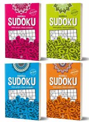 Mandala Sudoku Seti 4 Kitap (Kolay - Orta - Zor - Profesyonel)