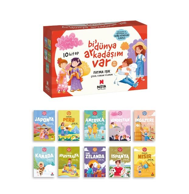 Nista 3. Sınıf Bi Dünya Arkadaşım Var (10 Kitap)