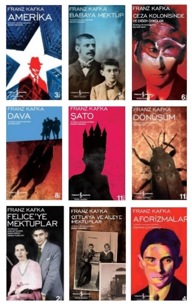Franz Kafka Seti 9 Kitap