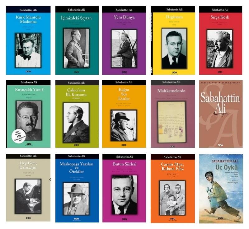 Sabahattin Ali Seti 15 Kitap YAPI KREDİ