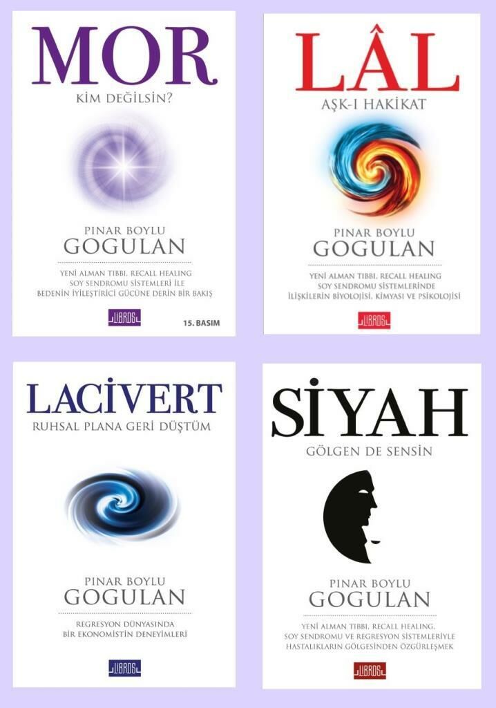 Lacivert Siyah Lal Mor Kim Değilsin Seti 4 Kitap PINAR BOYLU GOGULAN