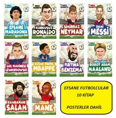 Efsane Futbolcular Seti 10 Kitap