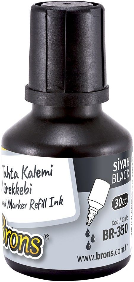 Brons Tahta Kalemi Mürekkebi Siyah 30 ml
