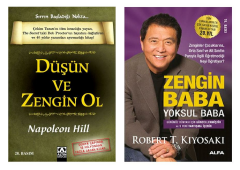 Düşün ve Zengin Ol + Zengin Baba Yoksul Baba (2 Kitap)