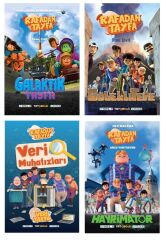Rafadan Tayfa Seti 4 Kitap (Galaktik Tayfa + Göbeklitepe + Veri Muhafızları + Hayrimatör)