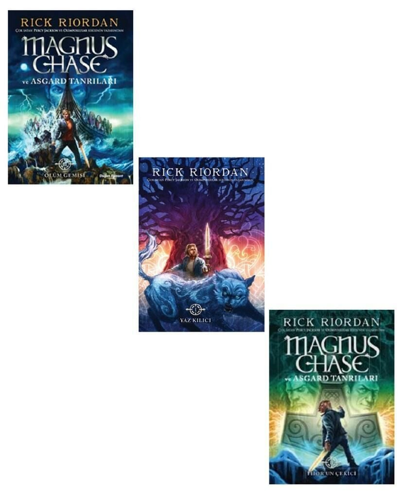 Magnus Chase ve Asgard Tanrıları Seti 3 Kitap