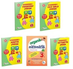Dörtrenk 3. Sınıf Organik Matematik - Mantık Yorum - Matematik Yorum - Oku Anla Yorum - Paragraf Yorum (5 Kitap)