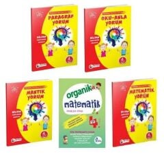 Dörtrenk 4. Sınıf Organik Matematik - Mantık Yorum - Matematik Yorum - Oku Anla Yorum - Paragraf Yorum (5 Kitap)