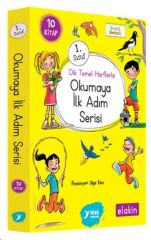 Yuva 1. Sınıf Dik Temel Okumaya İlk Adım Serisi ELAKİN 10 Kitap