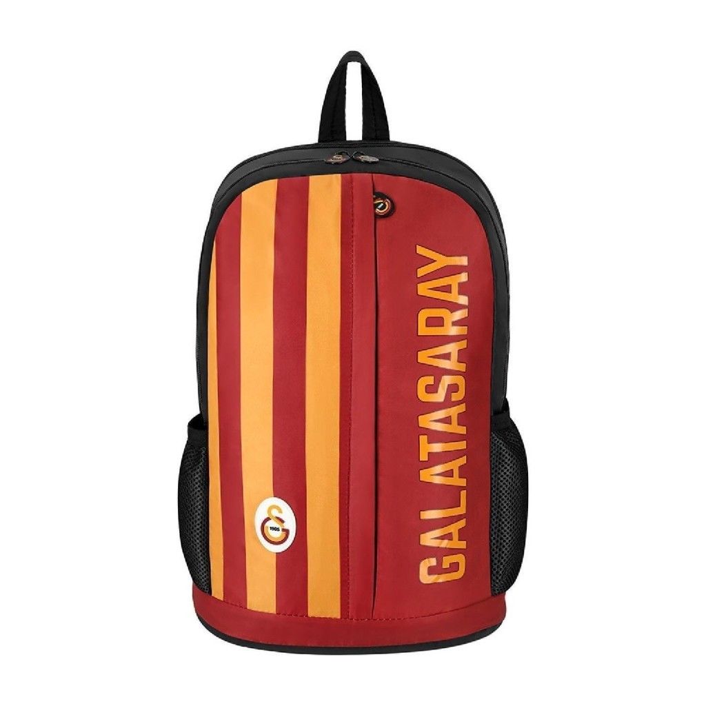 Galatasaray 3 Bölmeli Paraşüt Kumaş Çubuklu Okul Sırt Çantası