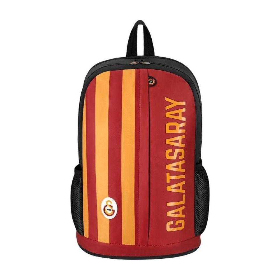 Galatasaray 3 Bölmeli Paraşüt Kumaş Çubuklu Okul Sırt Çantası