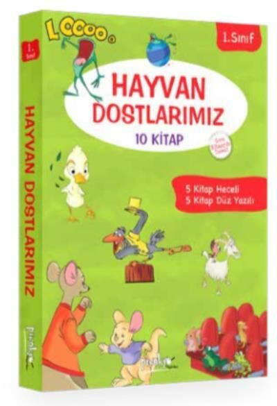 Pinokyo 1. Sınıf Hayvan Dostlarımız Serisi 10 Kitap