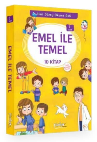 Pinokyo 1. Sınıf Emel İle Temel Serisi 10 Kitap