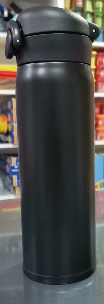 Piano Çelik Termos 500 Ml Kilitli (Siyah)