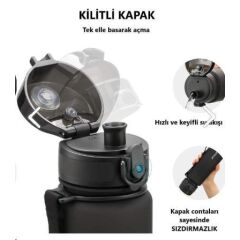 Vagonlife UzSpace Tritan Matara 500 ML Siyah