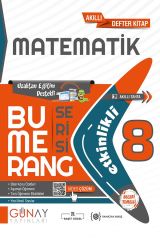 Günay 8. Sınıf Bumerang Matematik Etkinlikli Akıllı Kitap