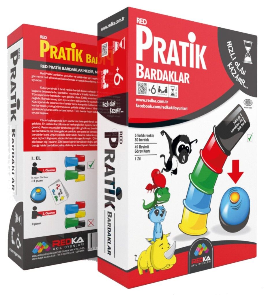 Redka Pratik Bardaklar Zeka Akıl Oyunları