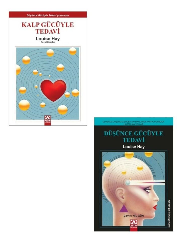 Louise L. Hay Düşünce Gücüyle Tedavi  + Kalp Gücüyle Tedavi (2 Kitap)