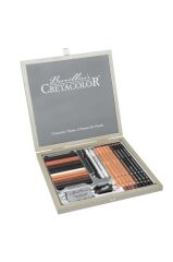 Passion Box Drawing Set Premium Çizim Seti Ahşap Kutu 25 Parça