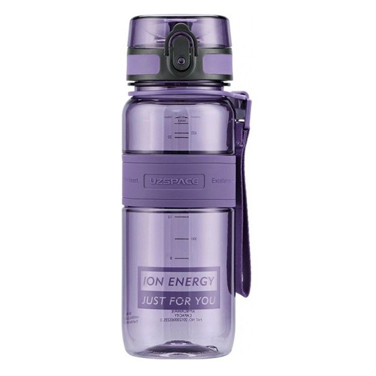 Uzspace Pipetli Trıtan Matara 650 Ml Mor