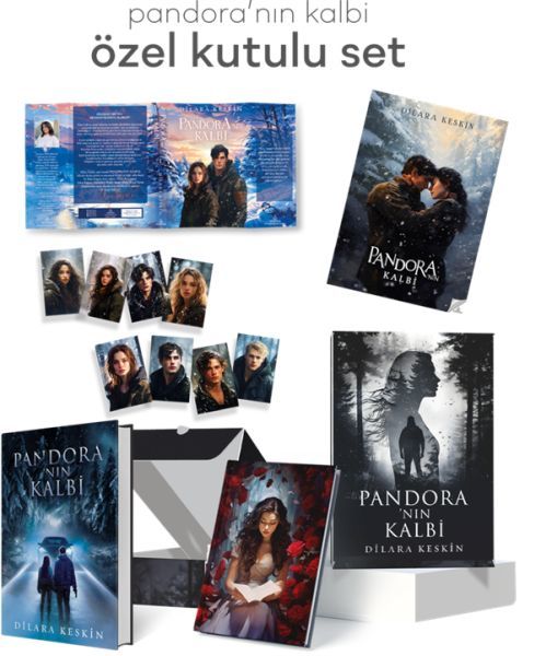 Pandoranın Kalbi 1 Hediyeli Özel Kutu Ciltli DİLARA KESKİN