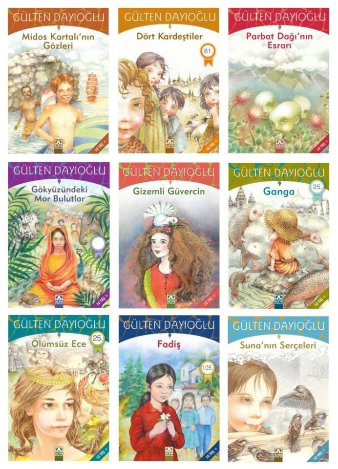 Gülten Dayıoğlu Gökkuşağı Serisi 9 Kitap Set