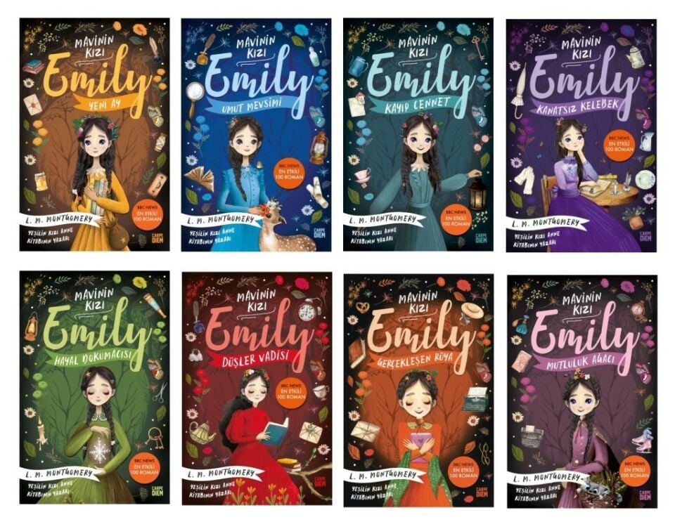 Mavinin Kızı Emily Set 8 Kitap (Kanatsız Kelebek - Yeni Ay - Mutluluk Ağacı - Hayal Dokumacısı - Kayıp Cennet - Düşler Vadisi - Umut Mevsimi - Gerçekleşen Rüya)