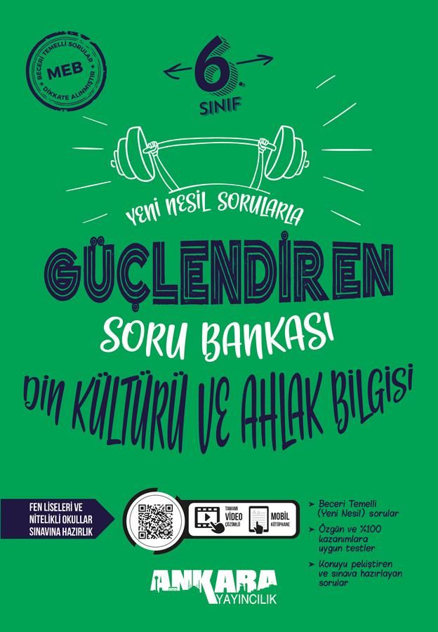 Ankara 6. Sınıf Din Kültürü ve Ahlak Bilgisi Güçlendiren Soru Bankası