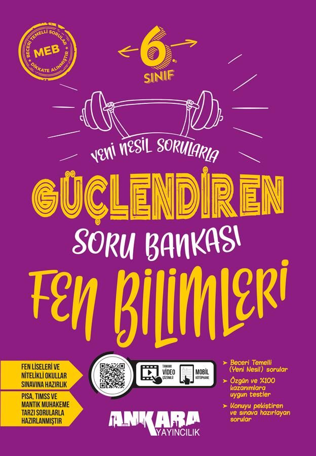 Ankara 6. Sınıf Fen Bilimleri Güçlendiren Soru Bankası