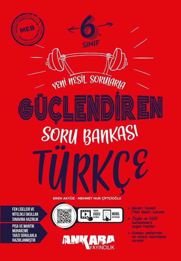 Ankara 6. Sınıf Türkçe Güçlendiren Soru Bankası