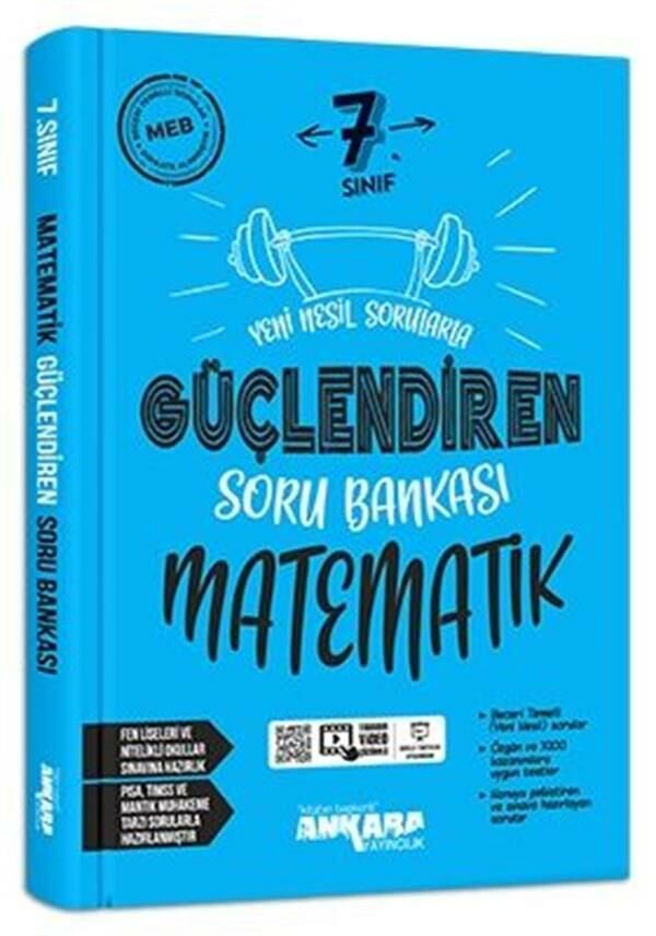 Ankara 7. Sınıf Matematik Güçlendiren Soru Bankası