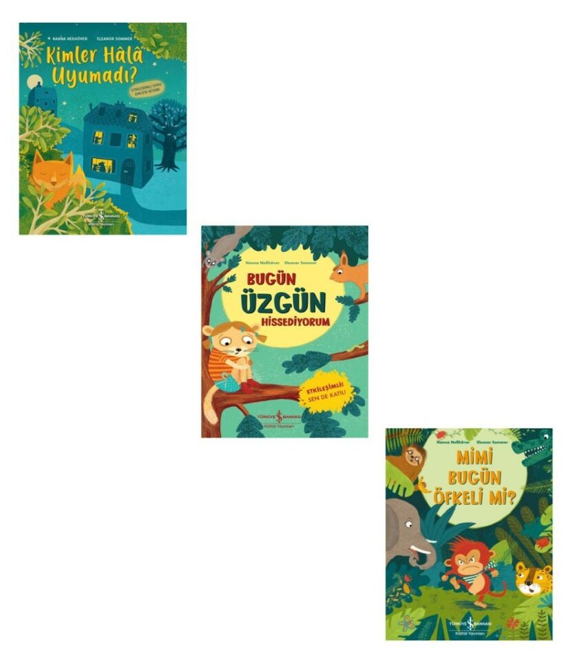 Mimi Bugün Öfkeli Mi + Kimler Hala Uyumadı + Bugün Üzgün Hissediyorum (3 Kitap)