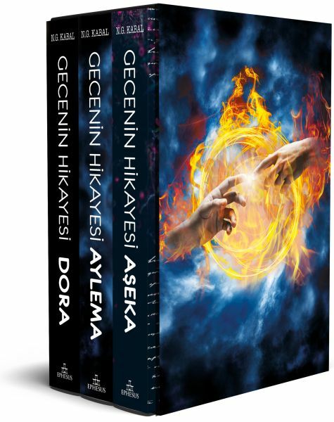 Gecenin Hikayesi Aylema Aşeka Dora 3 Kitap Özel Kutulu Set Ciltsiz N. G. KABAL