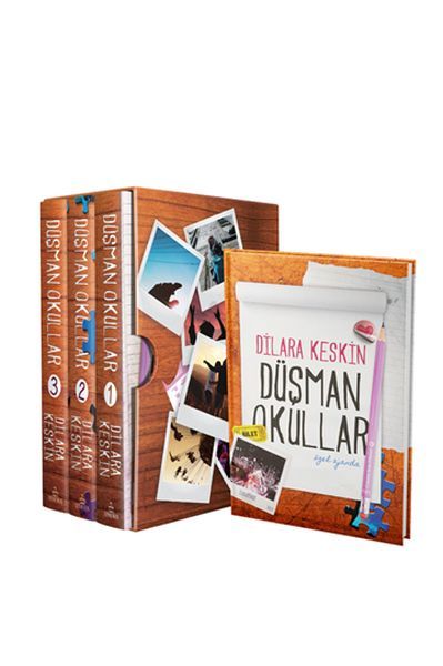 Düşman Okullar Seti 3 Kitap Takım Ciltli DİLARA KESKİN