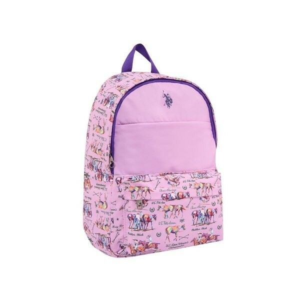 U.S Polo Sırt Çantası Desenli Lila